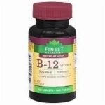 Finest Nutrition B-12 Vitamin 500 mcg Dietary Supplement Tablets 100 Each