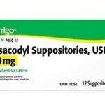 Bisacodyl Suppositories USP 10 mg 12 Each