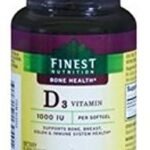 Finest Nutrition D3, 1000 IU, 100 Softgels