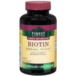 Finest Nutrition Biotin 5000 mcg, 100 Capsules