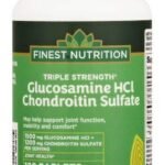 Finest Nutrition Glucosamine Chondroitin Triple Strength, Coated Caplets, 120 ea by Finest Nutrition