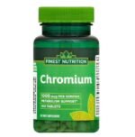 (2- Pack) Finest Nutrition Chromium 1000mcg, Metabolism Support, 100 Tablets per Bottle