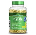 Walgreens (Formerly Finest Nutrition) Half-The-Size Fish Oil 1200 mg Softgels 200.0ea