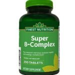 Finest Nutrition Vitamin B Complex 500mg 200 Tablets