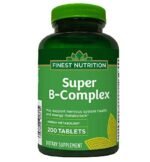 Finest Nutrition Vitamin B Complex 500mg 200 Tablets