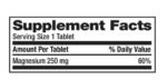 Finest Nutrition Magnesium 250 mg 300 Tablets Bone and Muscle Health - Image 3