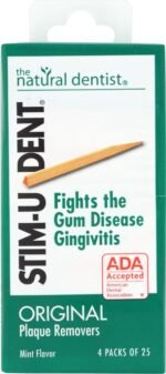 STIM-U-DENT Plaque Removers, Mint, 100 ea - 2pc