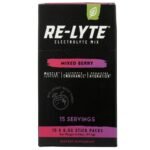 RELYTE Re-Lyte Electrolyte Drink Mix Mixed Berry 15 Servings Packets 3.44 oz