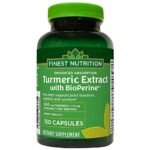 Finest Nutrition - Turmeric - Heart Health - 500 Mg - 150 Caplets