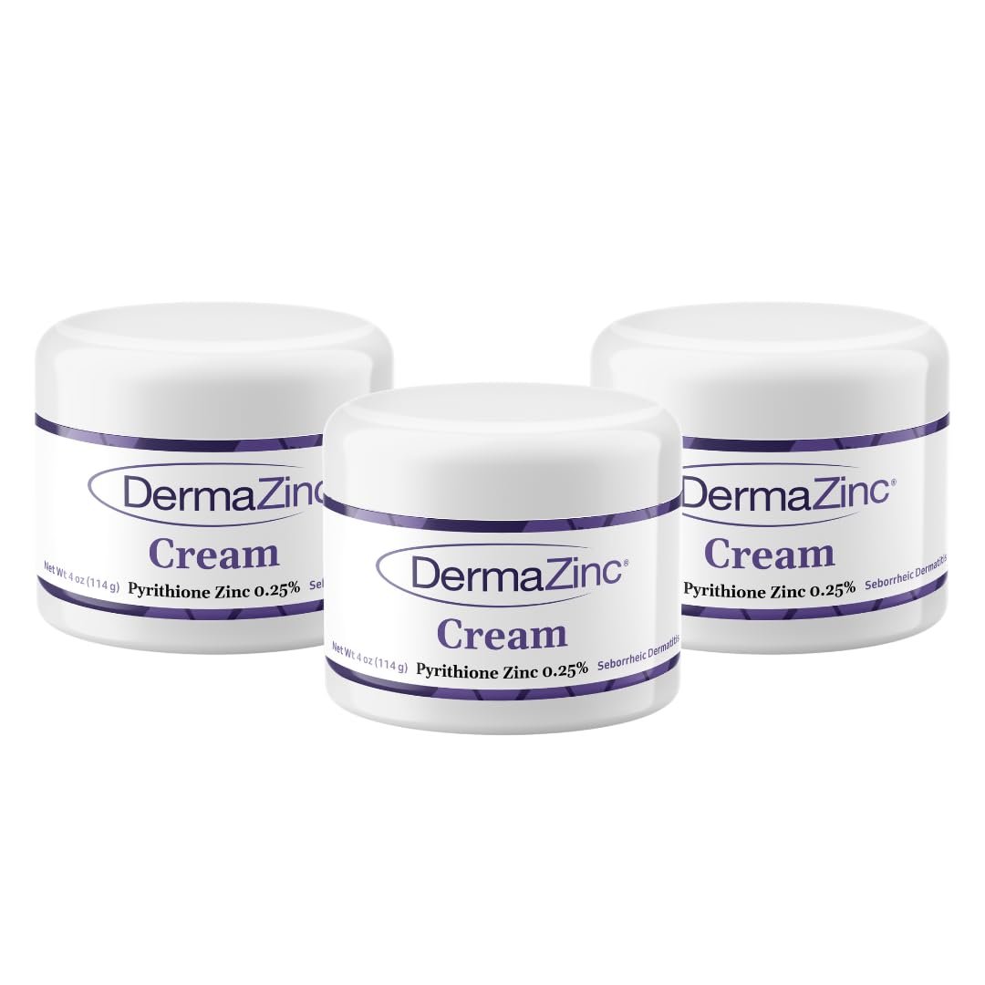 Version 1.0.0 DermaZinc Therapy Cream, Zinc Cream for Skin, SkinDisorder ReliefCream for Psoriasis, Dermatitis, Eczema, and Other Skin Condition Symptoms (Pack of 3) - Image 1