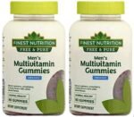 Men's Multi Gummy Raspberry, Strawberry and Cherry90ea, pack2 Finest Nutrition Free & Pure