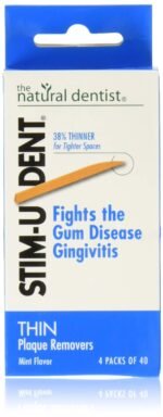 Stim-U-Dent Plaque Removers Thin Mint 160 Each (Pack of 5)