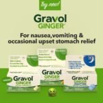 Gravol Ginger Nighttime Tablets for Upset Stomach & Nausea, 16ct with Melatonin - Image 7