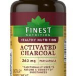 Finest Nutrition Activated Charcoal 260 mg 60 Capsules
