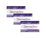 DermaZinc Therapy Soap, Zinc Soap for Skin, Skin Disorder Relief for Psoriasis, Dermatitis, Eczema, and Other Condition Symptoms (Pack of 3)