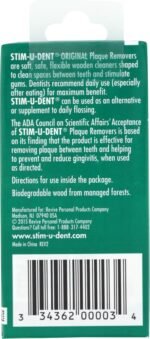 STIM-U-DENT Plaque Removers, Mint, 100 ea - 2pc - Image 3