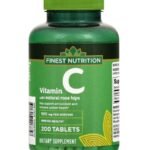 Finest Nutrition C Vitamin 500 mg Dietary Supplement Tablets 200 Each