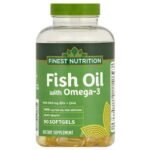 Finest Nutrition Fish Oil with Omega-3 1400 mg Softgels 90 Each