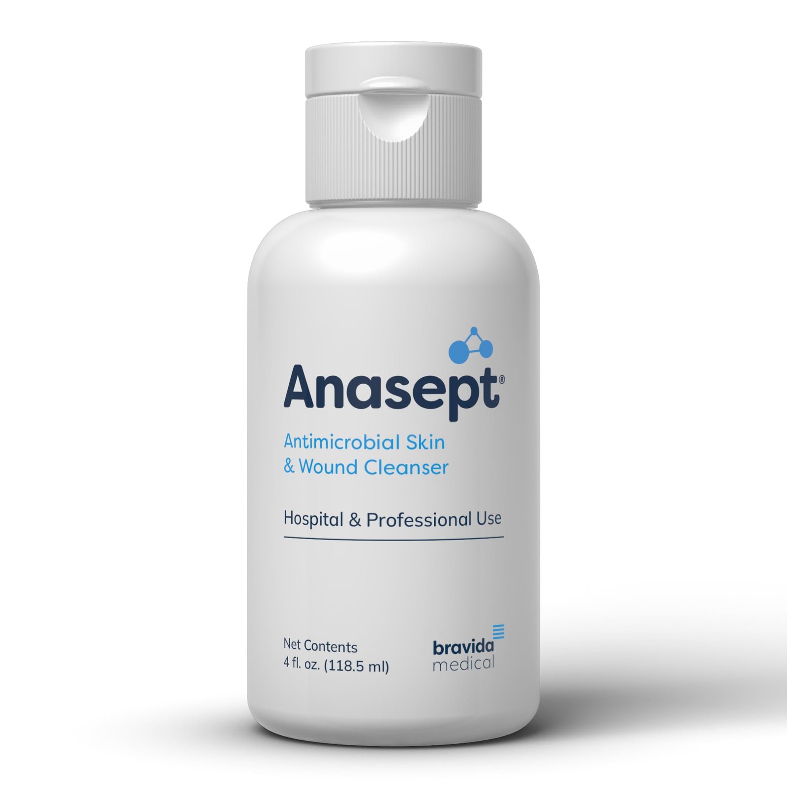 Version 1.0.0 Anasept-Antimicrobial Skin and Wound Cleanser, 4 oz Bottle with Dispensing Cap - Image 1
