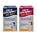 VIJOSA Ultra Doceplex Mega Man+ & Mega Woman+ – Antioxidant, Energy Boost, Stress Relief – 50 Prolonged-Release Tablets Each – Tailored Daily Nutrition for Men and Women