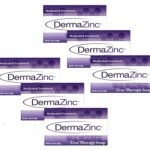 DermaZinc Therapy Soap, Zinc Soap for Skin, Skin Disorder Relief for Psoriasis, Dermatitis, Eczema, and Other Condition Symptoms (Pack of 6)