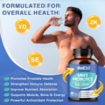 Probiotics for Men Digestive Health, 70 Billion CFUs Mens Probiotic with Enzymes & Saw Palmetto for Prostate - Image 7