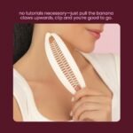 Cobana Banana Clip Hair Clips - Volumizing Hair Claw Clips & Hair Styling Accessories for Thick & Thin Hair - Large 6'' Set of 2 (Black and Brown) - Image 6