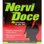 Nervidoce Multivitamin 12 Count Pouches - with Ginkgo Biloba and B Complex