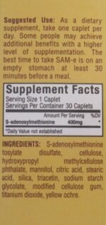 Finest Nutrition Sam-e 400 Mg Coated Tablets - Image 2