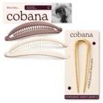 Cobana Banana Clip and French Hair Pin Bundle