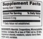 Finest Nutrition Melatonin 5mg, Quick Dissolve Sublingual Tablets, Cherry, 90 ea - Image 2