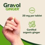 Gravol Ginger Tablets for Upset Stomach and Nausea, 20ct​ - Image 3