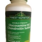 YSKWA Finest Nutrition Glucosamine Chondroitin Caplets Double Strength 240 ea, New Look