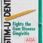 Stim-U-Dent Mint Plaque Removers, 4 Pack of 25 (Value Pack of 4)