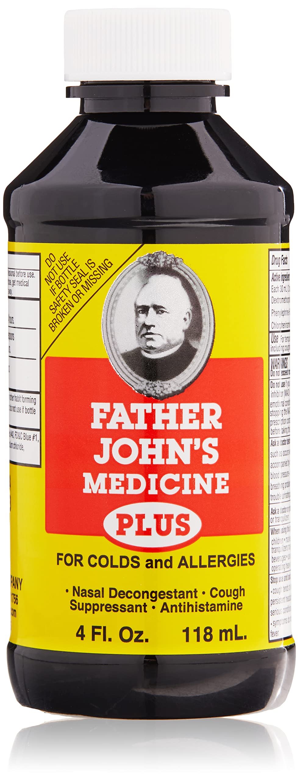 Version 1.0.0 Father Johns Medicine Plus Liquid for Colds and Allergies, 4 Fl Oz (Pack of 1) - Image 1
