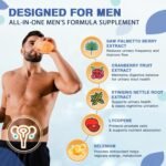 Probiotics for Men Digestive Health, 70 Billion CFUs Mens Probiotic with Enzymes & Saw Palmetto for Prostate - Image 2