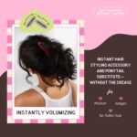 Cobana Banana Clip Hair Clips - Volumizing Hair Claw Clips & Hair Styling Accessories for Thick & Thin Hair - Large 6'' Set of 2 (Pink) - Image 5