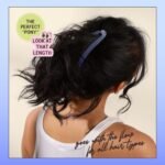 Cobana Banana Clip Hair Clips - Volumizing Hair Claw Clips & Hair Styling Accessories for Thick & Thin Hair - Large 6'' Set of 2 (Blue) - Image 2