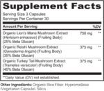 NATURELO Mushroom Supplement Brain & Immune Health Blend with Lion s Mane, Reishi - Image 4