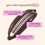 Cobana Banana Clip Hair Clips - Volumizing Hair Claw Clips & Hair Styling Accessories for Thick & Thin Hair - Large 6'' Set of 2 (Black and Brown) - Image 3