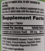 Finest Nutrition Selenium 200 MCG Tablets, 100 ea - Image 2