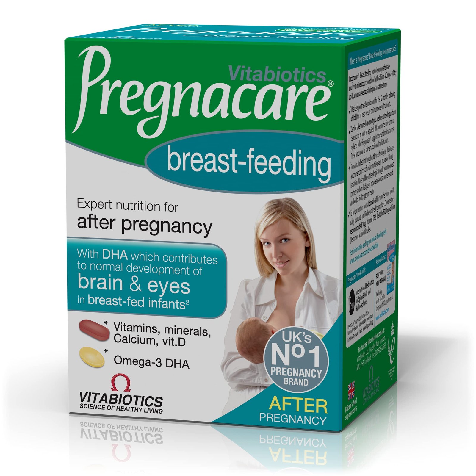 Version 1.0.0 Vitabiotics Pregnacare Breastfeeding 28Caps + 56Tabs- 84Tabs/C - Image 1