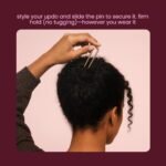 Cobana French Hair Pin – Gold Metal Hair Accessory for Buns, Twists & Updos – Hair Pin for Thick Hair – Sleek, Durable Styling Clip for Women - Image 7