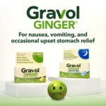Gravol Ginger Tablets for Upset Stomach and Nausea, 20ct​ - Image 7