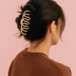 Cobana Gold Metal Claw Clips, Hair Accessories for Women - Large 5'' Gold Hair Clips for Styling & Securing All Hair Types - Zinc Alloy with Soft Golden Finish - Image 3