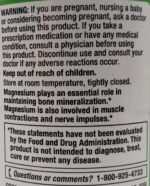 Finest Nutrition Magnesium 500 mg 200 Tablets - Gluten Free - Image 3