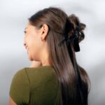 Cobana Bow Claw Clips - Hair Clips, Hair Accessories for Women with Satin Hair Bow Ribbon Finish - Trendy Ponytail Holders for Securing & Styling Hair - 3''L x 1.75''W Polyester & Iron (Black) - Image 4