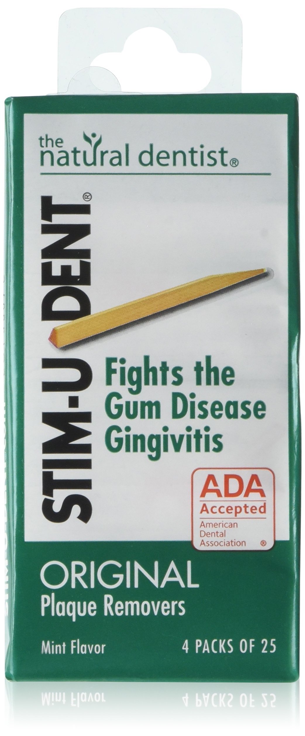 Version 1.0.0 Stim-U-Dent Plaque Removers Mint 100 Each (Pack of 6) - Image 1