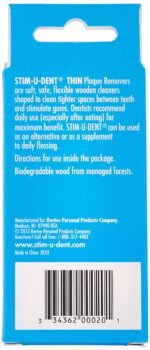 Stim-U-Dent Plaque Removers Thin Mint 160 Each (Pack of 3) - Image 2