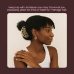 Cobana Gold Metal Claw Clips, Hair Accessories for Women - Large 5'' Gold Hair Clips for Styling & Securing All Hair Types - Zinc Alloy with Soft Golden Finish - Image 7